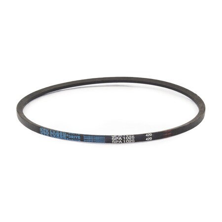D&D SPA1025 Metric V-Belt, 1025mm Outside Length, 13 mm Top Width, 10 mm Thickness, 1 Ribs SPA1025